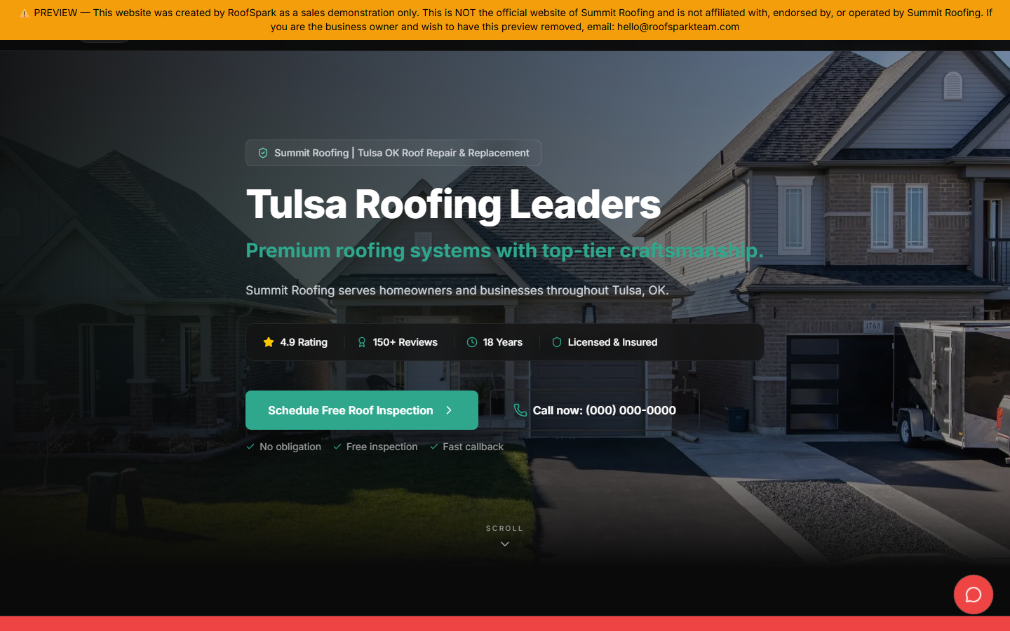 Summit Roofing roofing website